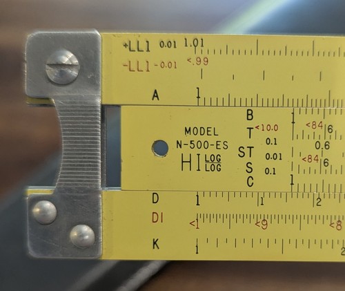 Pickett n500 slide rule - n500-es,
